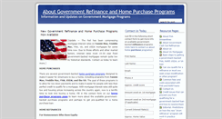 Desktop Screenshot of governmentrefinanceassistance.com